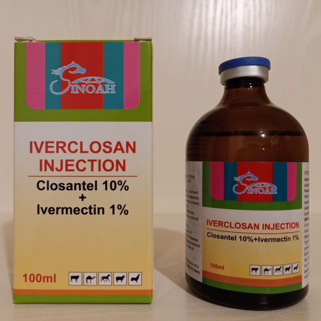 Closantel 10%+Ivermectin 1% Injection